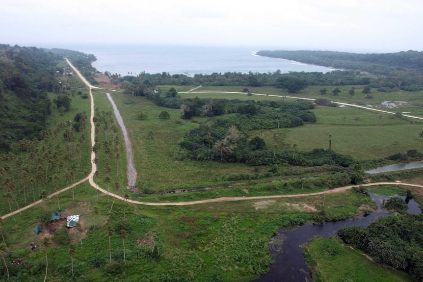 Teouma from the air