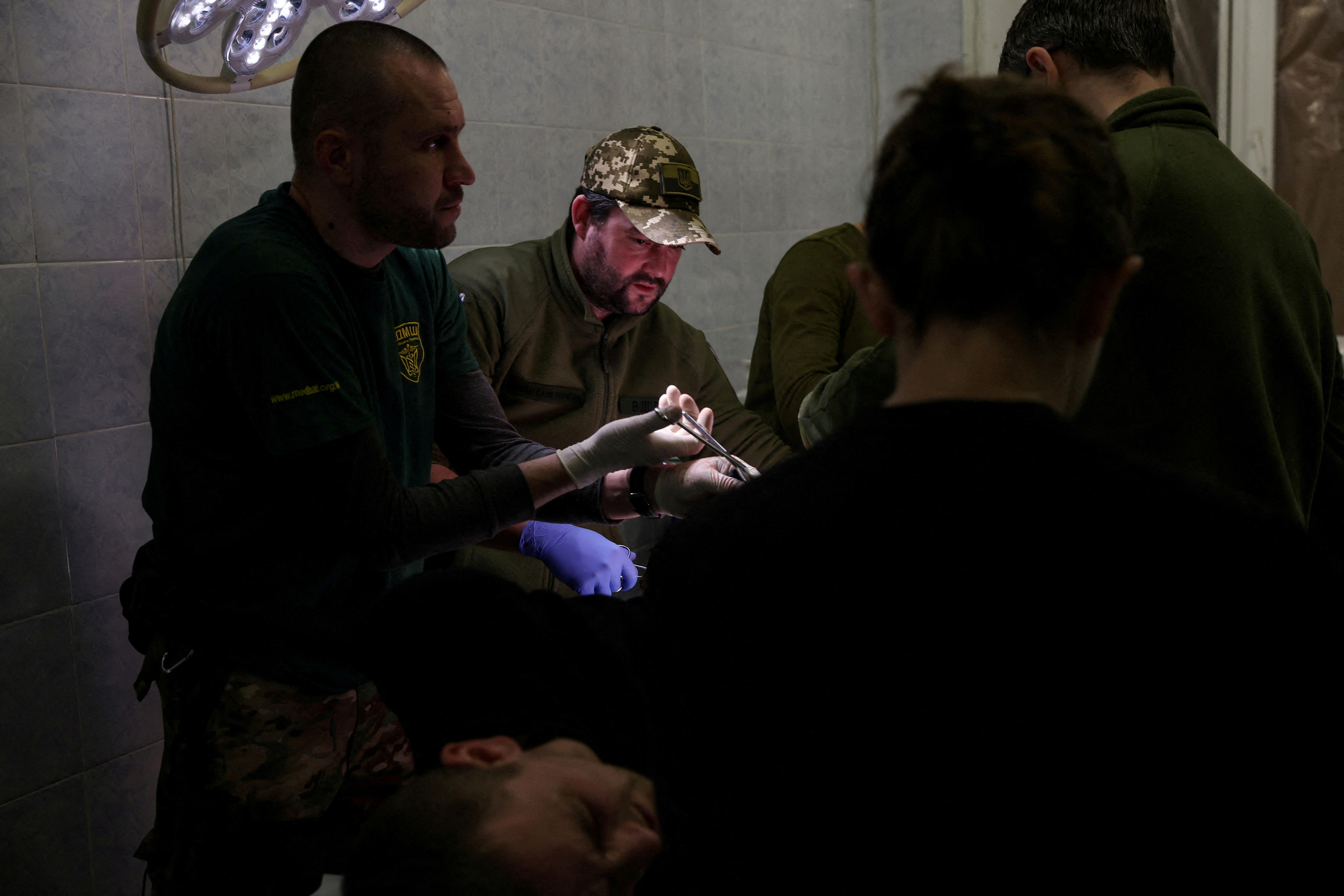 Ukrainian army doctors battle to save lives and limbs on front line