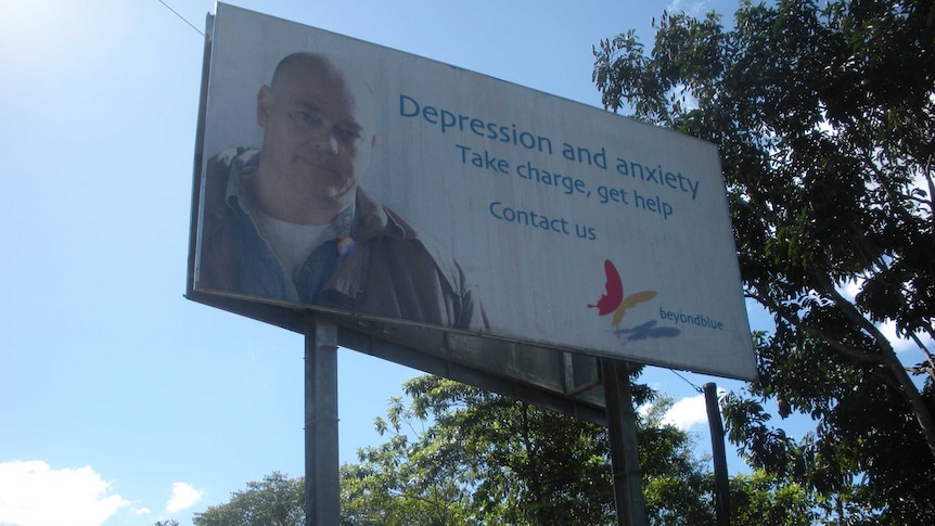 Mental health billboard