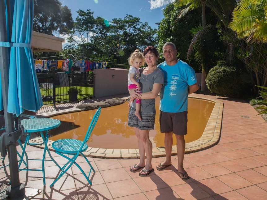 Johnny and Therese Karam with their granddaughter Scarlett