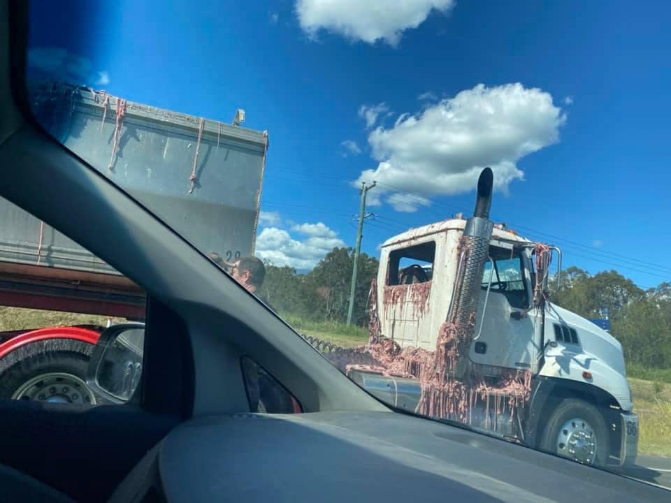 Chicken Offal Strewn Across Mount Lindesay Highway After Truck Crash ...