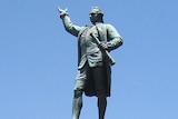The Captain Cook statue in Hyde Park, Sydney.