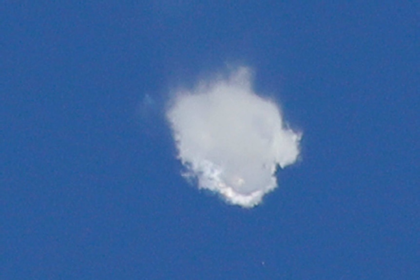 Smoke after the boosters on the Soyuz rocket failed