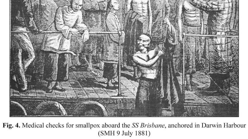 Drawing of SS Brisbane