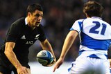 Leading the charge ... New Zealand fly half Dan Carter has been named IRB player of the year.