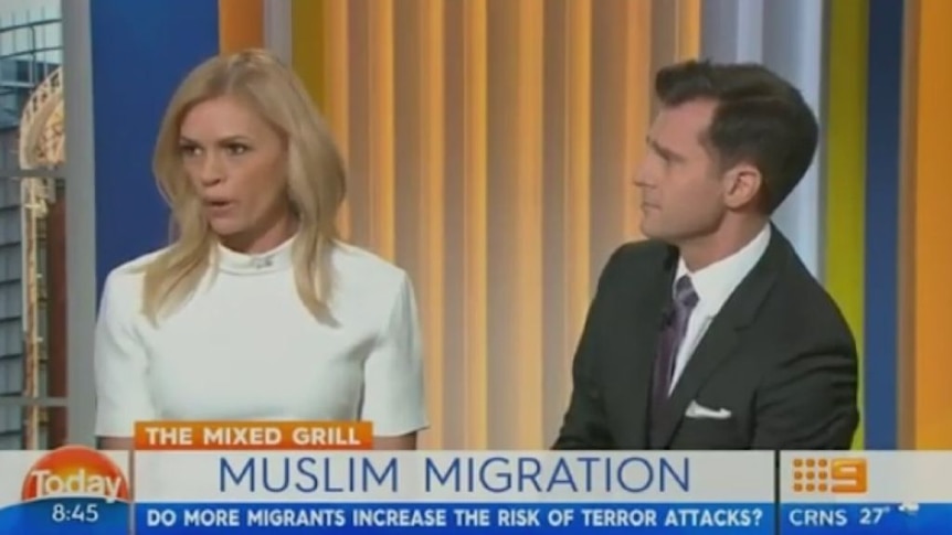 Sonia Kruger appeared on Channel Nine's The Today Show with David Campbell