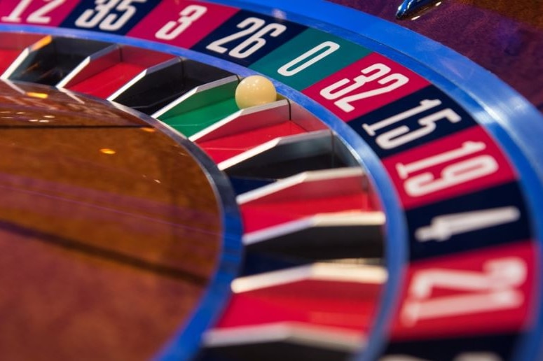 Roulette wheel, Wrest Point casino.