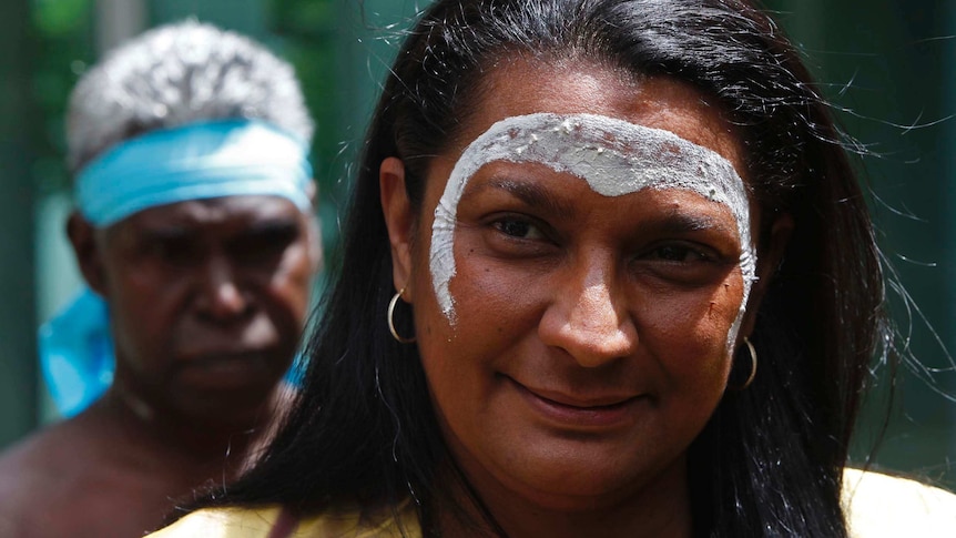 Nova Peris receives traditional Indigenous blessing