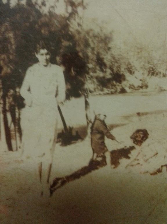 Deborah Cheetham's grandmother, Frances Little (nee McGee), and her uncle, Jimmy Little