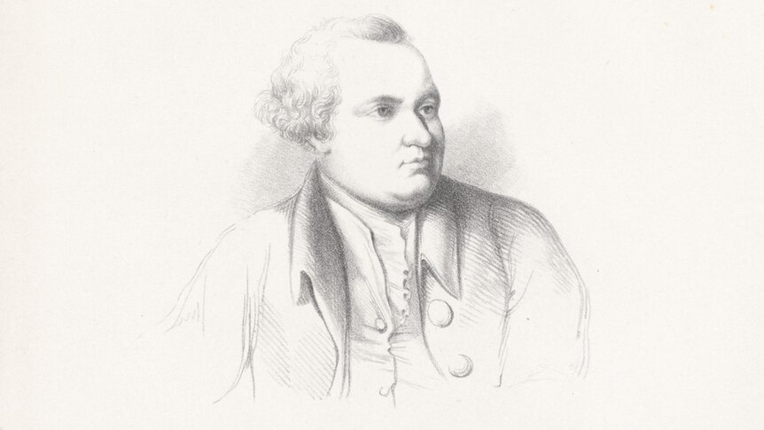 Daniel Charles Solander by Harriet Gunn from a painting in the rooms of the Linnean Society.
