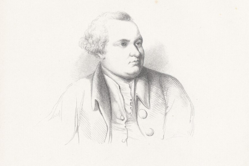 Daniel Charles Solander by Harriet Gunn from a painting in the rooms of the Linnean Society.