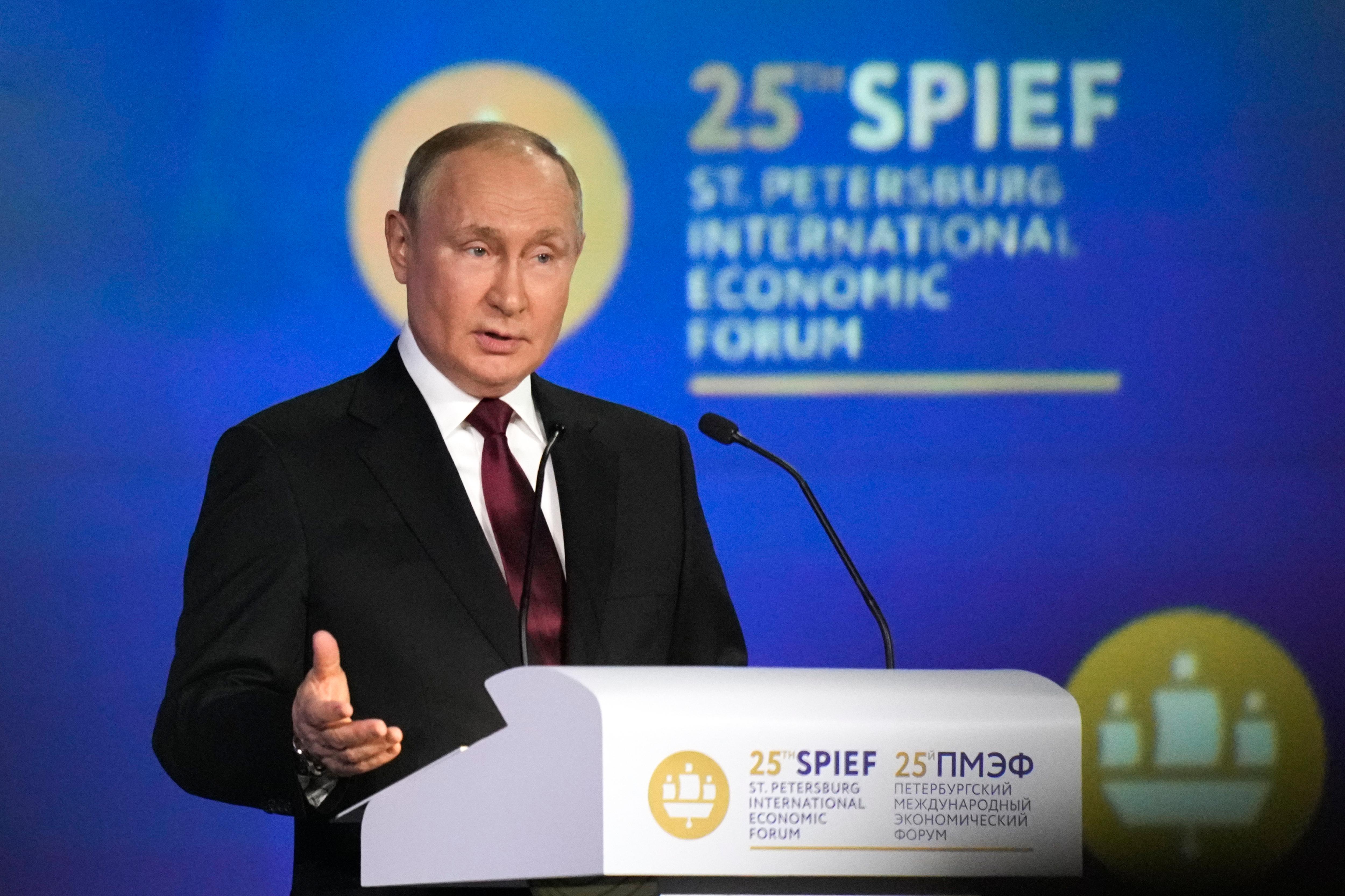 Vladimir Putin Blasts The West In Combative Speech, Says Russia Remains ...