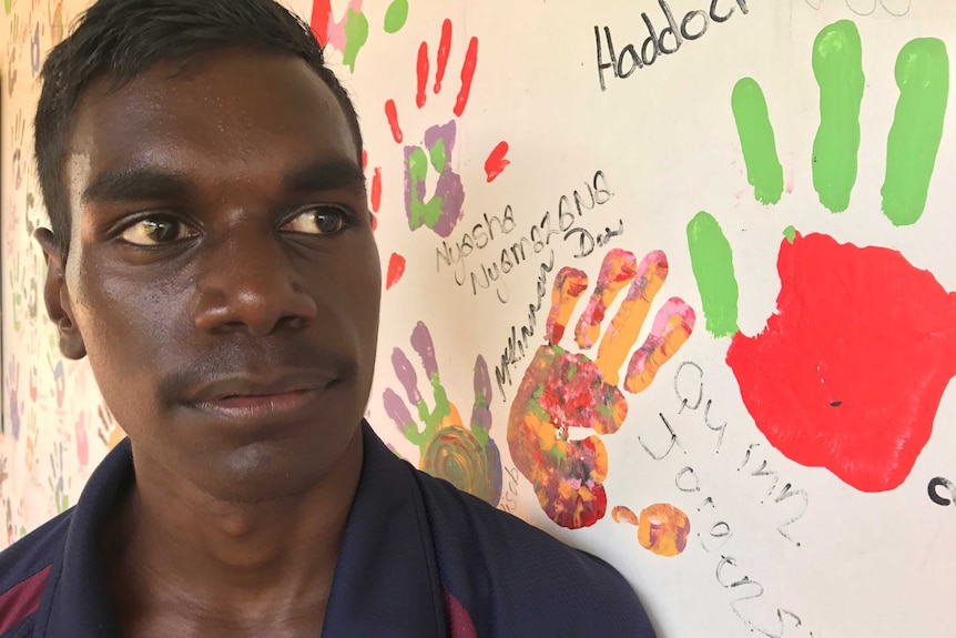 A senior boarder at Nhulunbuy High School