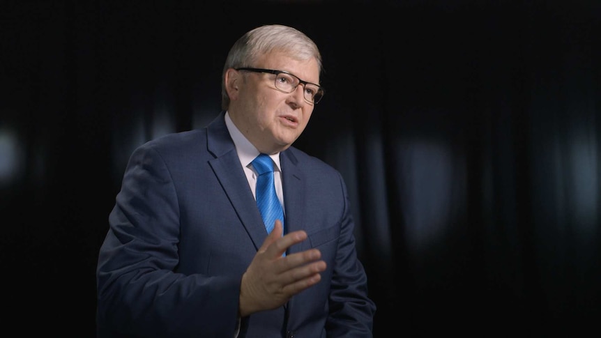 Kevin Rudd speaks to Sarah Ferguson