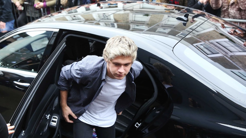 Niall Horran, singer with British boy band One Direction, arrives for the recording of the Band Aid 30 charity single in west London November 15, 2014