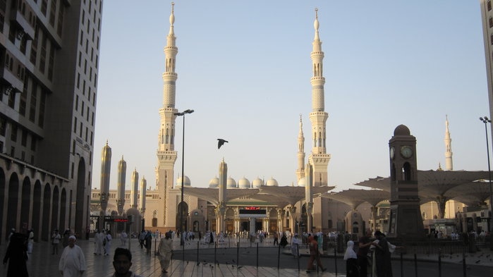 Two minarets part of a mosue