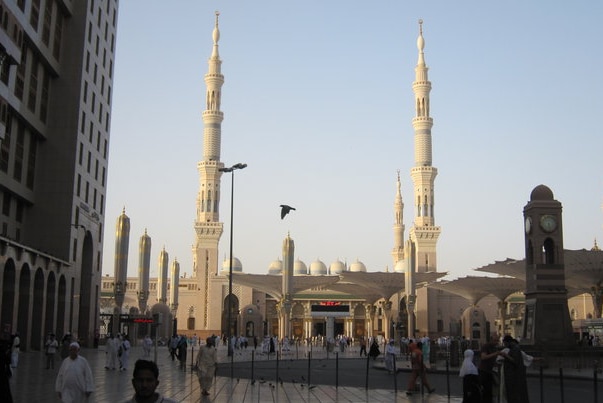 Two minarets part of a mosue