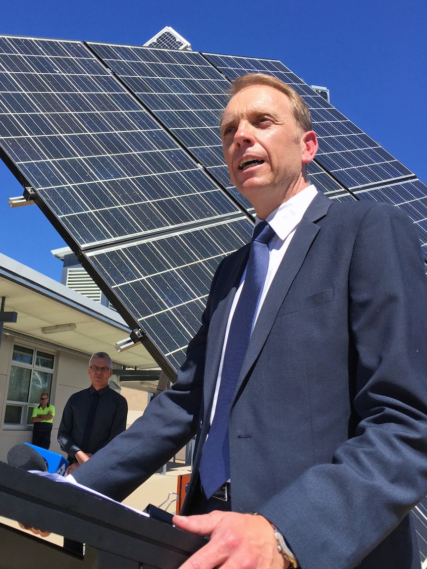 Environment Minister Simon Corbell says it's good business sense to invest in batteries.