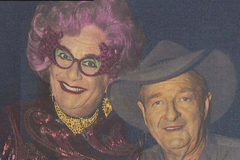 Dame Edna and Slim Dusty