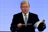 Kevin Rudd speaks at the National Press Club