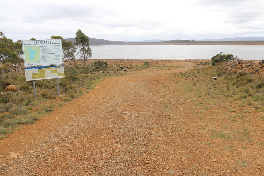 Great Lake, one of Tasmania's biggest lakes