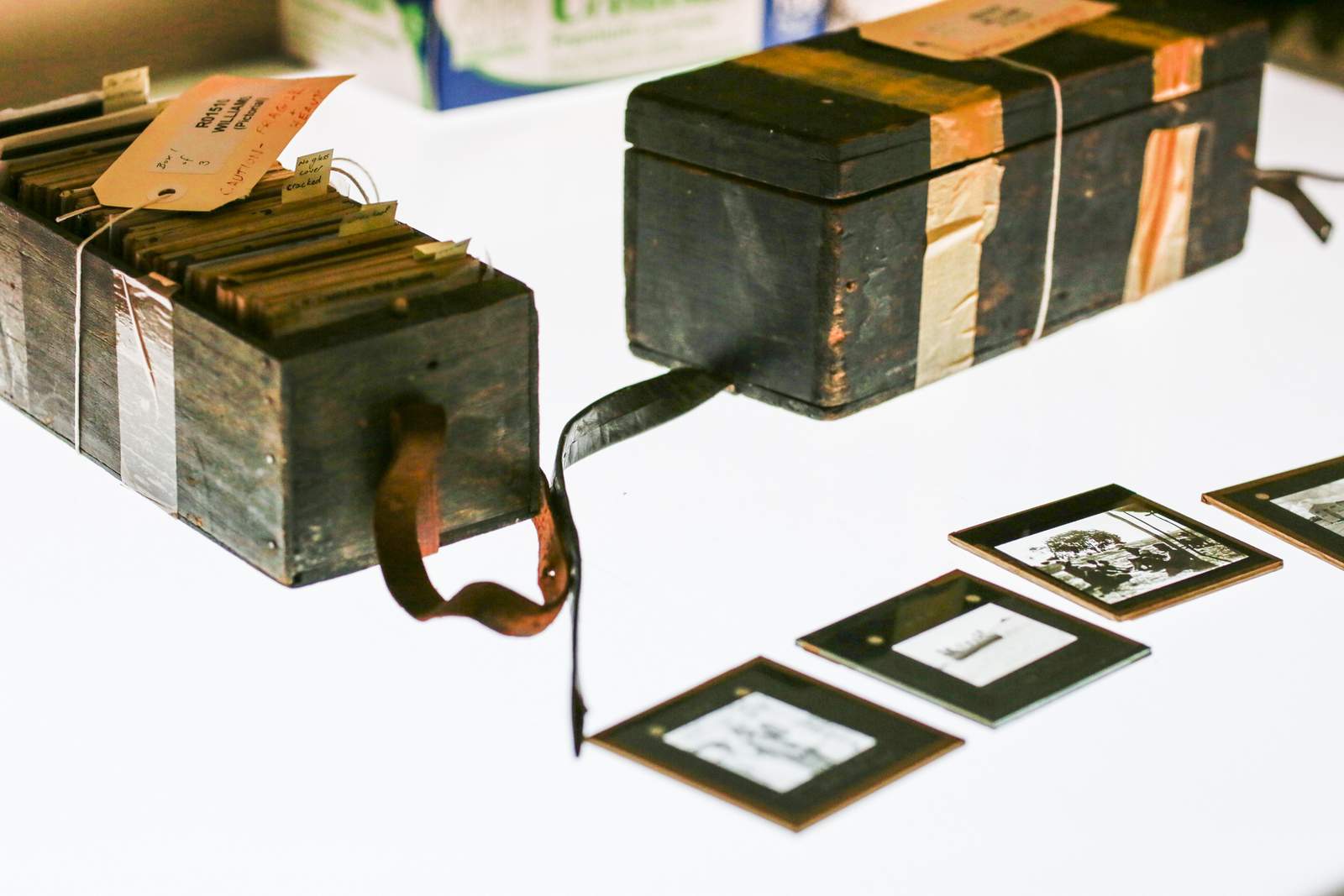 Rare lantern slides offer window into life on remote Aboriginal