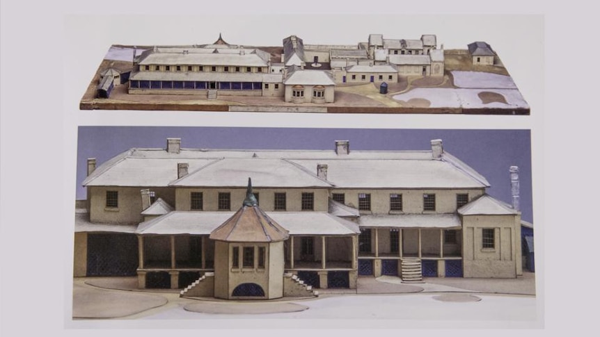 Model of Old Government House in Hobart