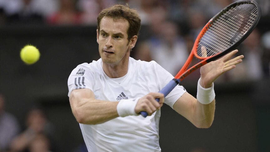 Andy Murray sails into Wimbledon round four