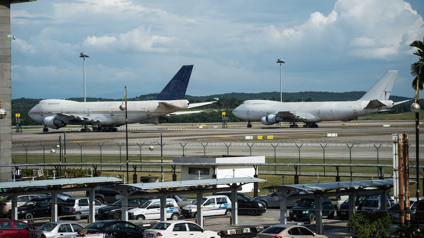 Mystery planes on the tarmac in Malaysia