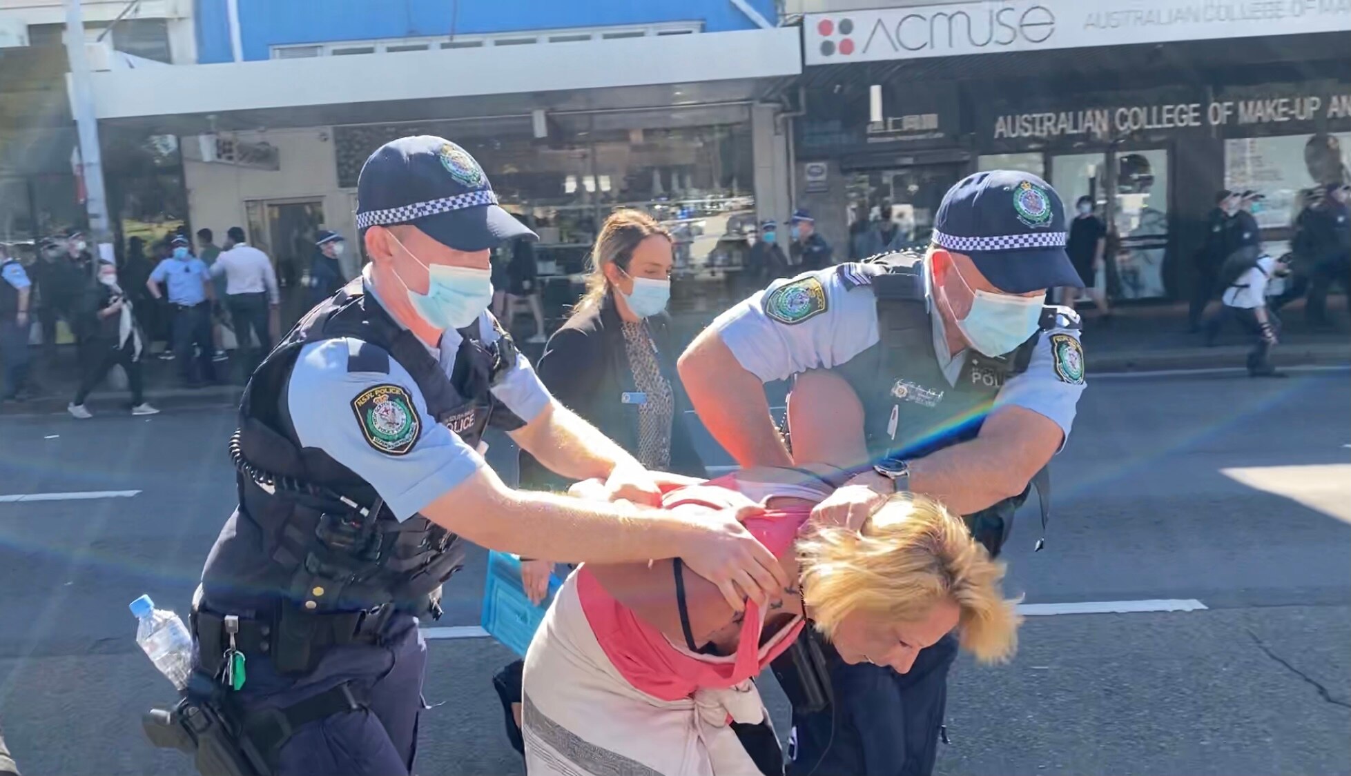 Dozens Arrested, Hundreds Fined As Police Disrupt Sydney Anti-lockdown ...