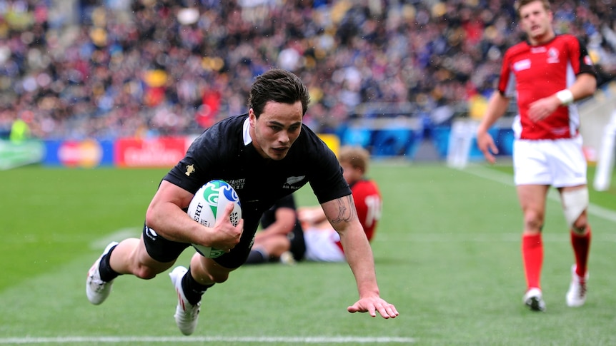 All Blacks winger Zac Guildford has a history of problems with alcohol and was reprimanded during the Rugby World Cup.