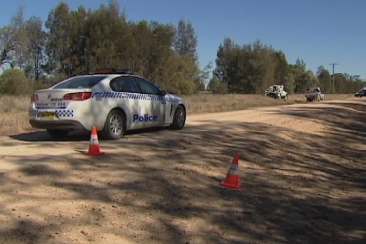 Police car at Croppa Creek