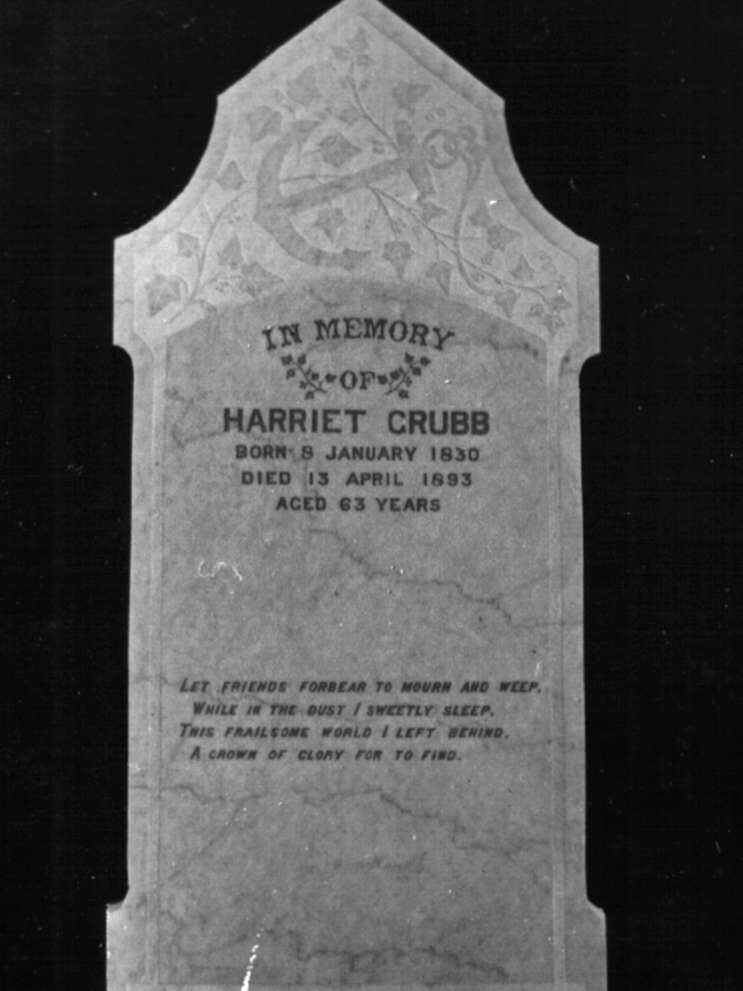 The grave of pioneer, Harriet Grubb, near Goulburn