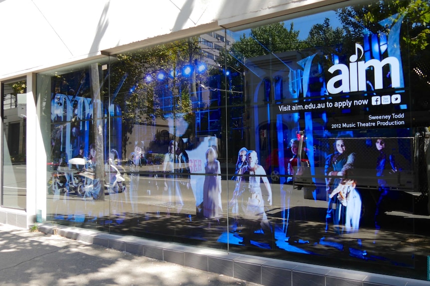 Front of the Australian Institute of Music building in Sydney.