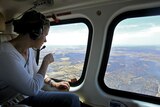 Kristina Keneally flies over bushfire-affected areas of New South Wales.