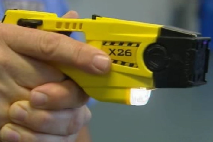 Police have used a Taser to subdue a man for the second time since the devices were rolled out to frontline officers.