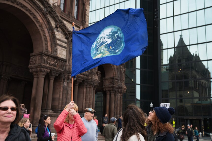 Scientists and many others gathered on Boston for the Stand up for Science rally