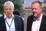 AOC media director Mike Tancred (L) and president John Coates are under scrutiny.