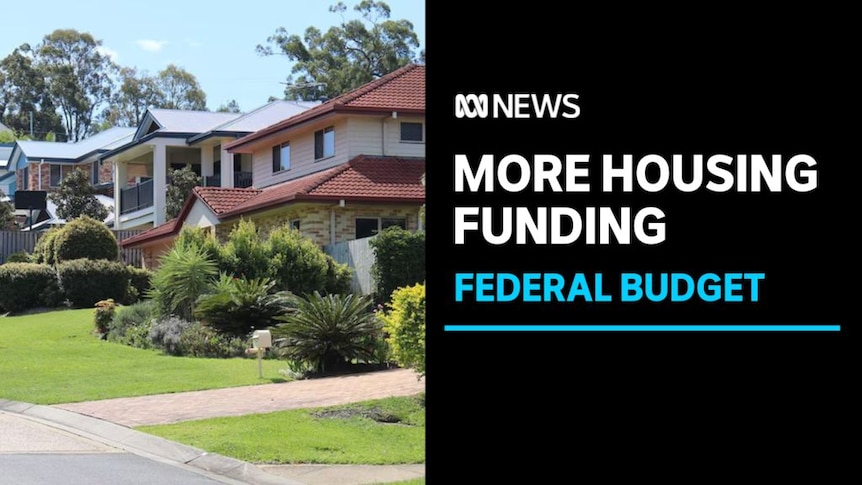More Housing Funding, Federal Budget: Houses in a suburban street.