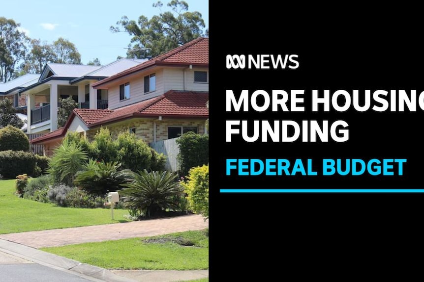 More Housing Funding, Federal Budget: Houses in a suburban street.