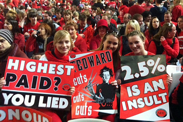 Victorian teachers rally in support of pay claim