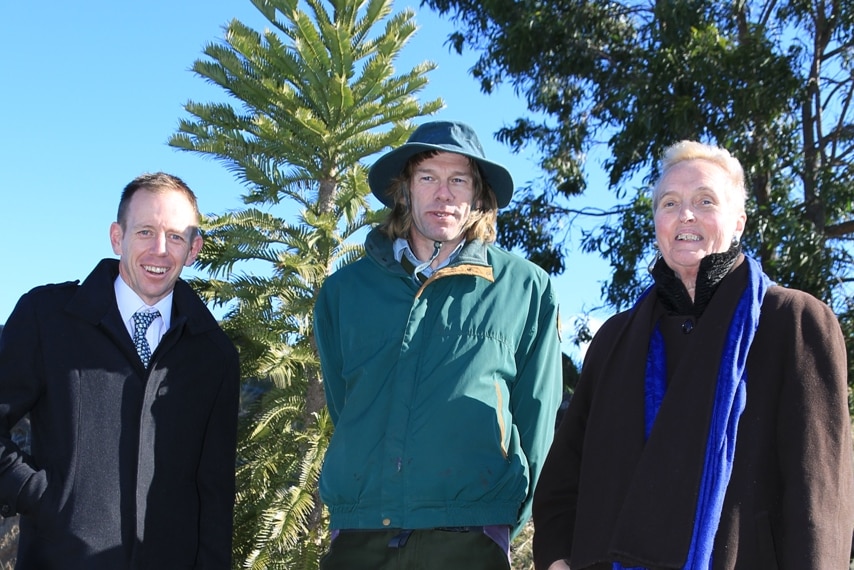 Wollemi pine dedication at the Arboretum