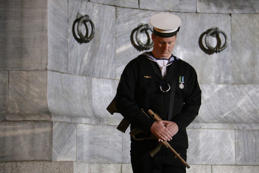 Adelaide War Memorial honour guard