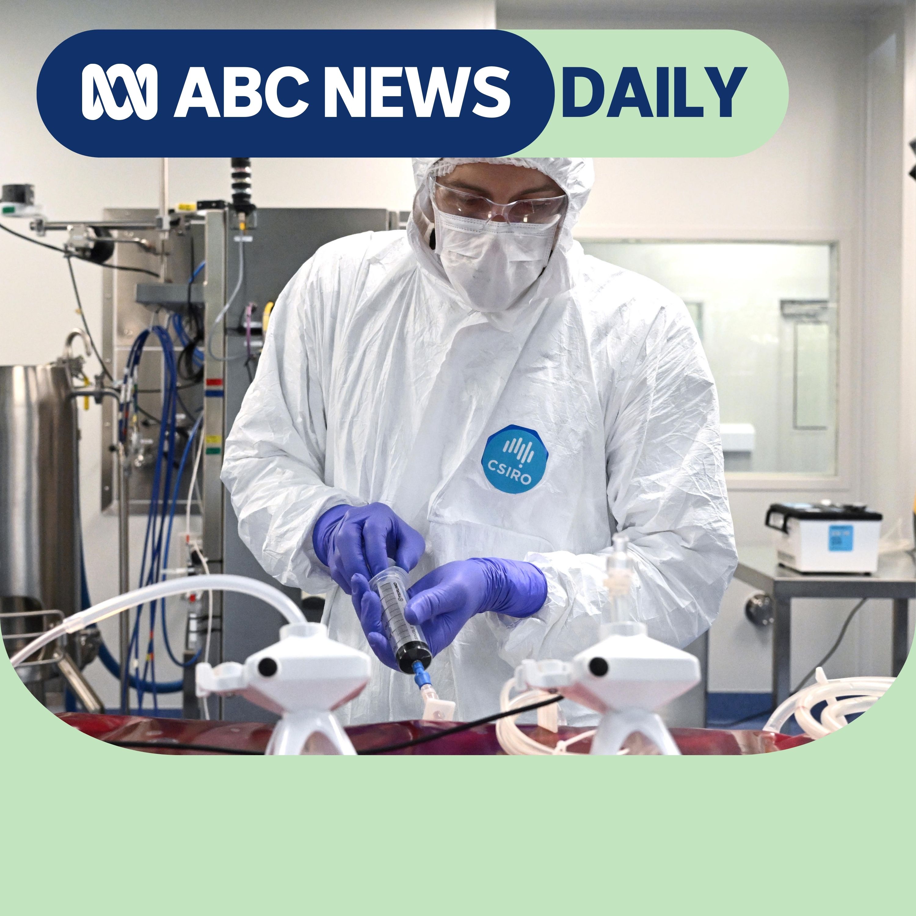 A CSIRO scientist in a lab