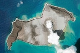 Tonga underwater volcano eruption