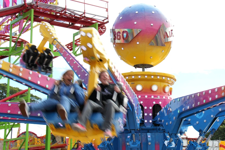 Airmaxx 360 ride at the Brisbane Ekka.