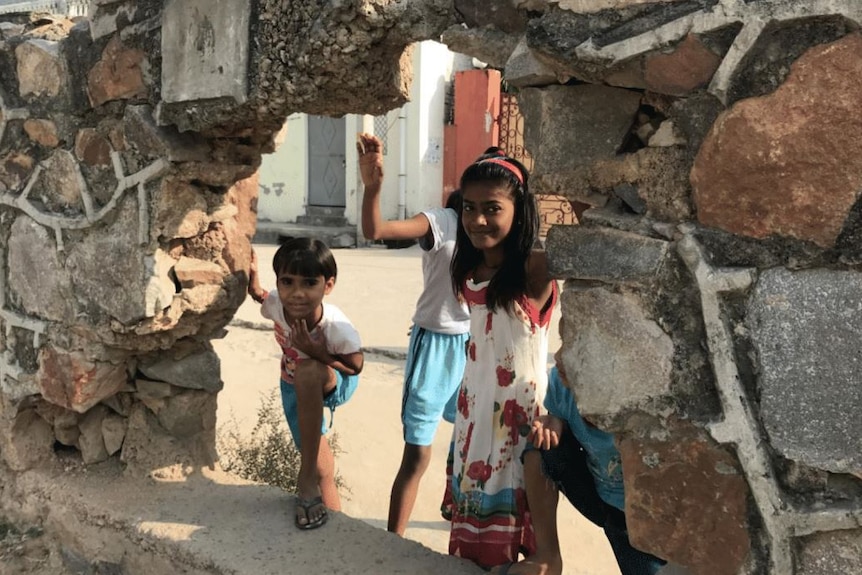 Children of Aali village.