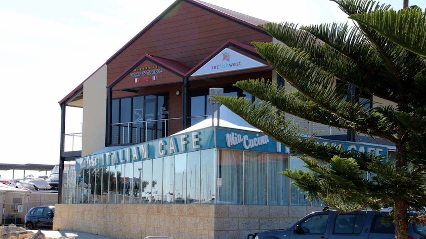 A coastal cafe with an office above.