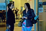 Jacqui Lambie arrives at Devonport Airport after resigning
