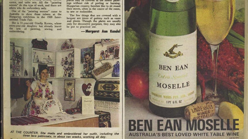 An ad for Ben Ean in the Women's Weekly, in 1967.